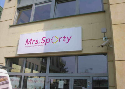 Kasetony reklamowe Warszawa MrsSporty